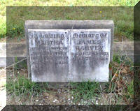 James and Martha Walker Headstone Deloraine