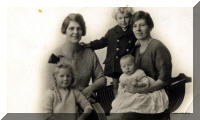 Olive, Walter and Susan back row, Phyllis and Irene on her mother’s lap, circa 1925